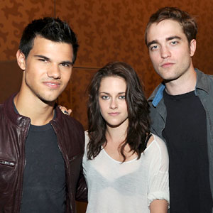 Taylor Lautner, Kristen Stewart, Rob Pattinson Taylor Lautner, Kristen Stewart, Rob Pattinson